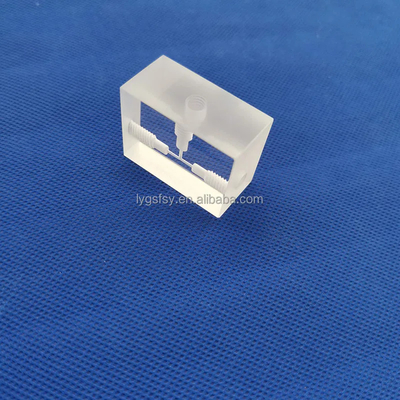 Chuyên nghiệp tùy chỉnh truyền ánh sáng cao sợi bên tấm thủy tinh thạch anh