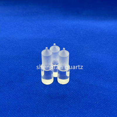 Tùy chọn High Light Transmittance Độ tinh khiết cao Full Transparent Slotted Quartz Rod Quartz Boat