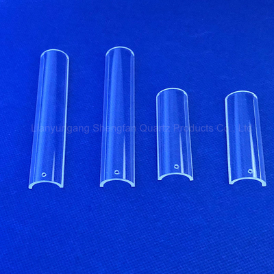 Bụi thủy tinh đá thạch anh bán tròn trong suốt Độ cứng cao