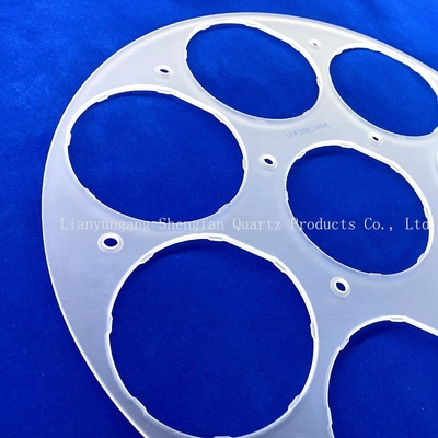 Quartz Custom Frosted Accessories bán dẫn Kháng nhiệt độ cao Độ tinh khiết cao