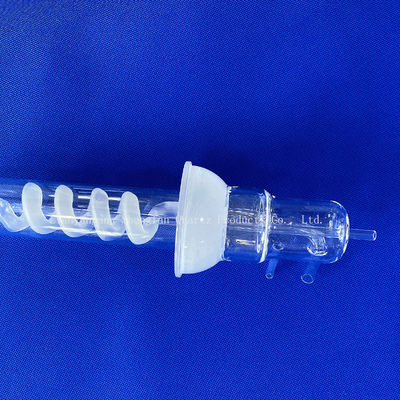 Phòng chống ăn mòn nhiệt độ cao nhà máy phòng thí nghiệm tùy chỉnh công nghiệp thạch anh tròn đáy ống thử phẳng
