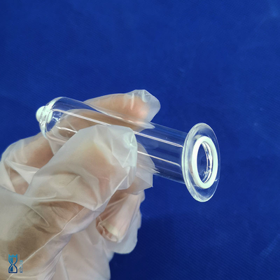 Phòng chống ăn mòn nhiệt độ cao nhà máy phòng thí nghiệm tùy chỉnh công nghiệp thạch anh tròn đáy ống thử phẳng