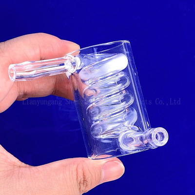 Nhà máy phòng thí nghiệm tùy chỉnh nhiệt độ cao và chống ăn mòn ống xoắn ốc thạch anh