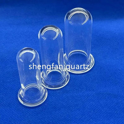 chuyên nghiệp tùy chỉnh axit và kiềm kháng ống nghiệm thạch anh độ tinh khiết cao trong suốt