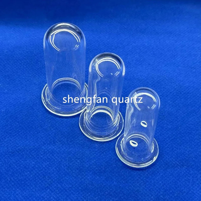 chuyên nghiệp tùy chỉnh axit và kiềm kháng ống nghiệm thạch anh độ tinh khiết cao trong suốt