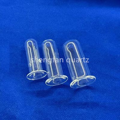 chuyên nghiệp tùy chỉnh axit và kiềm kháng ống nghiệm thạch anh độ tinh khiết cao trong suốt