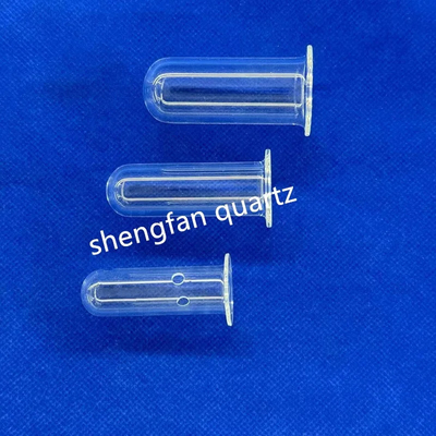 chuyên nghiệp tùy chỉnh axit và kiềm kháng ống nghiệm thạch anh độ tinh khiết cao trong suốt