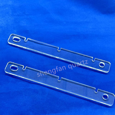 UV tùy chỉnh Kháng nhiệt Silicon Quartz thủy tinh mỏng Clear Quartz Glass Substrate Quartz tấm khoan