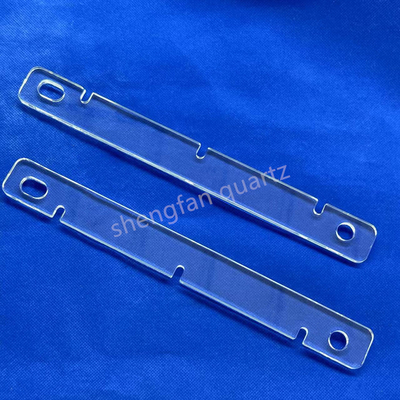 UV tùy chỉnh Kháng nhiệt Silicon Quartz thủy tinh mỏng Clear Quartz Glass Substrate Quartz tấm khoan