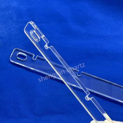 UV tùy chỉnh Kháng nhiệt Silicon Quartz thủy tinh mỏng Clear Quartz Glass Substrate Quartz tấm khoan
