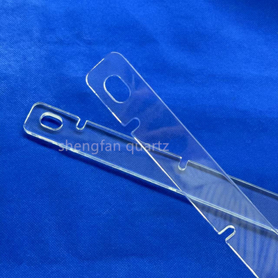 UV tùy chỉnh Kháng nhiệt Silicon Quartz thủy tinh mỏng Clear Quartz Glass Substrate Quartz tấm khoan