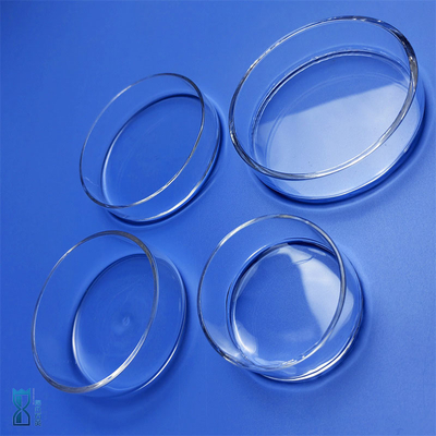 Nhà máy tùy chỉnh phòng thí nghiệm tròn kính thạch anh chống ăn mòn Petri đĩa