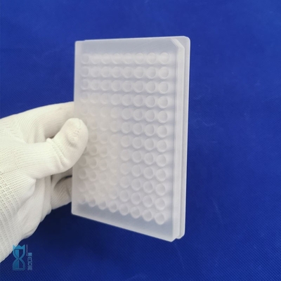 Custom Ultra Thin Clear Quartz Glass Plate Bảng quang tròn với Quartz cắt