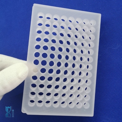 Custom Ultra Thin Clear Quartz Glass Plate Bảng quang tròn với Quartz cắt