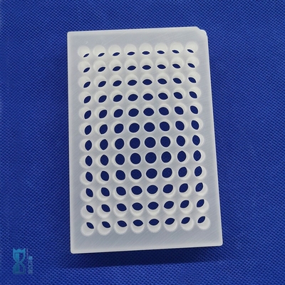 Custom Ultra Thin Clear Quartz Glass Plate Bảng quang tròn với Quartz cắt