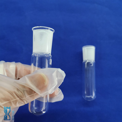 Đèn ống thủy tinh thạch anh rõ ràng chống nhiệt vít dây nén Cap Phòng thí nghiệm ánh sáng quang học