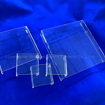 Đồ thủy tinh trong suốt hình vuông Petri Laboratory Glassware with sio2 Chemical Composition