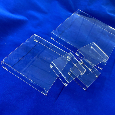 Đồ thủy tinh trong suốt hình vuông Petri Laboratory Glassware with sio2 Chemical Composition