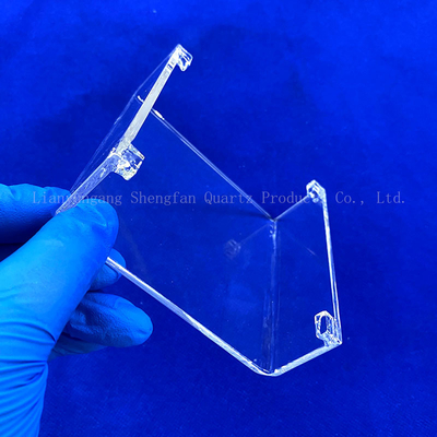 Đồ thủy tinh trong suốt hình vuông Petri Laboratory Glassware with sio2 Chemical Composition