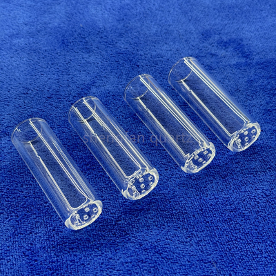 Nhà máy tùy chỉnh nhiệt độ cao và chống ăn mòn thạch anh ống cuối lỗ niêm phong