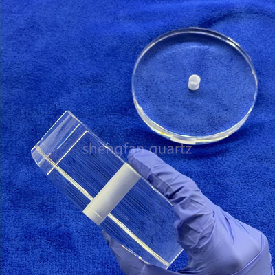 Tùy chỉnh tấm thủy tinh silic mỏng trong suốt UV Quartz Glass Plate cho đèn LED UVC