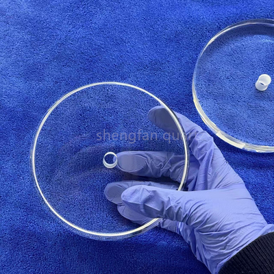 Tùy chỉnh tấm thủy tinh silic mỏng trong suốt UV Quartz Glass Plate cho đèn LED UVC