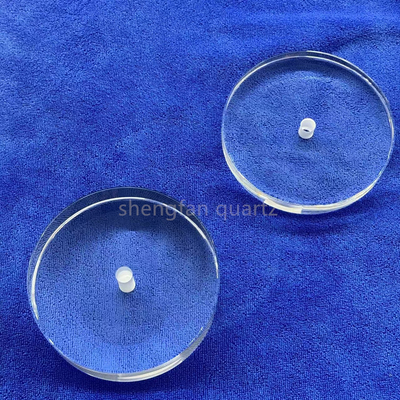 Tùy chỉnh tấm thủy tinh silic mỏng trong suốt UV Quartz Glass Plate cho đèn LED UVC