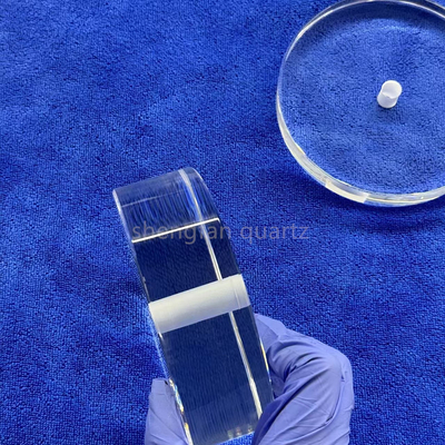 Tùy chỉnh tấm thủy tinh silic mỏng trong suốt UV Quartz Glass Plate cho đèn LED UVC