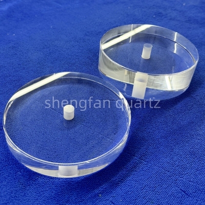 Nhà máy tùy chỉnh Ultra Violet cao độ tinh khiết laser lỗ đá thạch anh tấm kính