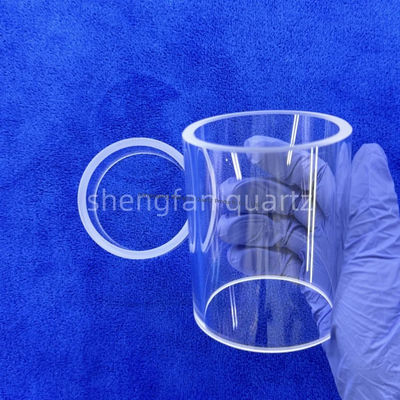 SiO2 độ tinh khiết cao 99,99% ống thủy tinh thạch anh với điểm nung 1180 °C và điểm căng 1100 °C cho sử dụng công nghiệp