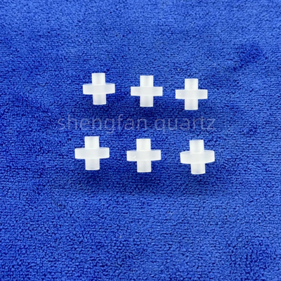 Các bộ phận thạch anh lỗ không mờ nhiệt độ cao Độ dày 100mm
