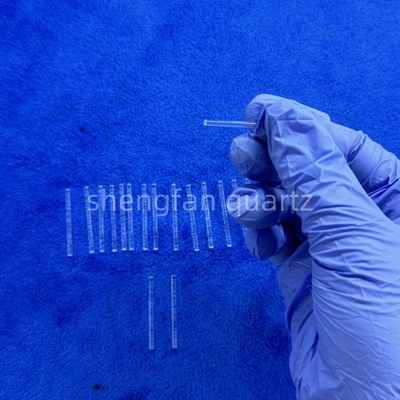 2.1mm Chiều kính thạch anh Glass Rod Frosted Transparent