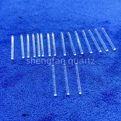 2.1mm Chiều kính thạch anh Glass Rod Frosted Transparent