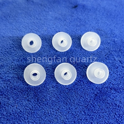 Tùy chỉnh 1200c nhiệt độ cao niêm phong ống sưởi bằng thạch anh với sườn