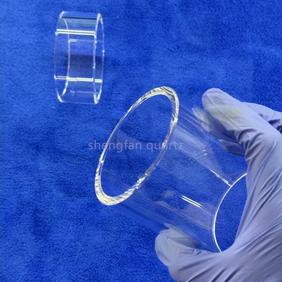 Khách hàng hồng ngoại nấu chảy ống silica chống nhiệt độ tinh khiết cao