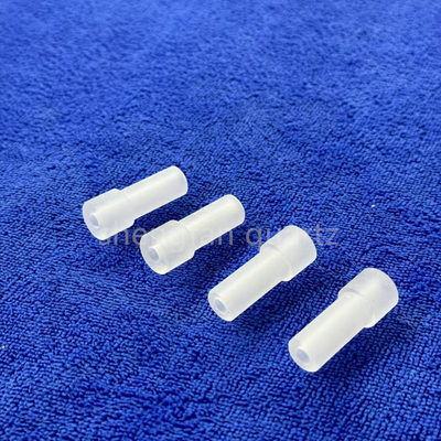 Nhà máy tùy chỉnh cao độ chính xác bước khoan Frosted Quartz Opaque Phần