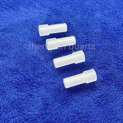 Nhà máy tùy chỉnh cao độ chính xác bước khoan Frosted Quartz Opaque Phần