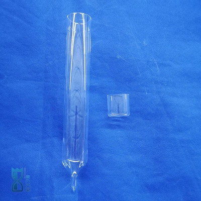 SiO2 Phòng thí nghiệm tinh khiết silic Quartz ống thử kết thúc niêm phong