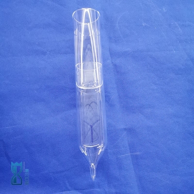 SiO2 Phòng thí nghiệm tinh khiết silic Quartz ống thử kết thúc niêm phong