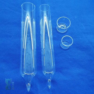 SiO2 Phòng thí nghiệm tinh khiết silic Quartz ống thử kết thúc niêm phong