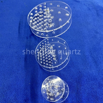 CNC hoàn thiện tùy chỉnh nhiệt độ cao Quartz hàn tấm đâm