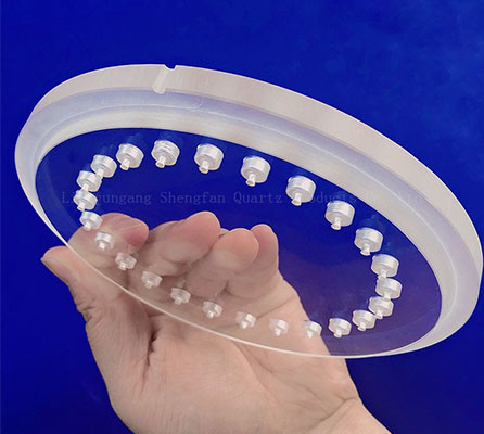 Custom Quartz Glass Step Sheet / Punch Sheet Nhiệt độ cao