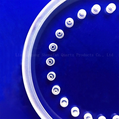 Custom Quartz Glass Step Sheet / Punch Sheet Nhiệt độ cao