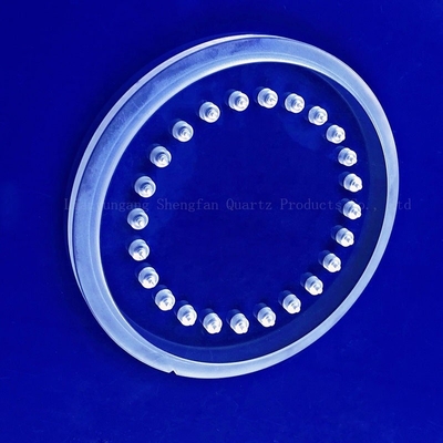Custom Quartz Glass Step Sheet / Punch Sheet Nhiệt độ cao