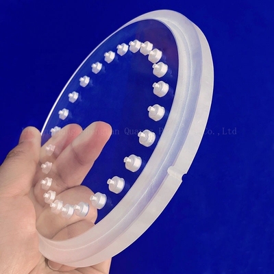 Custom Quartz Glass Step Sheet / Punch Sheet Nhiệt độ cao