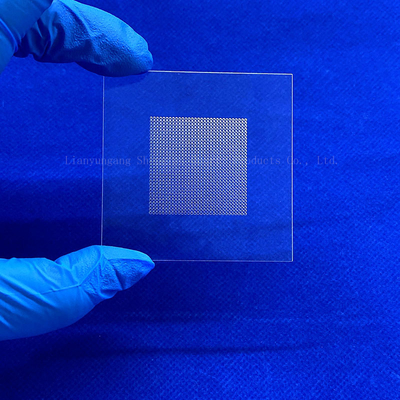 99.99% Quartz cao độ tinh khiết tấm Laser Grooving Liền Silicon Quartz Glass Window Quartz Glass Sheet