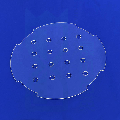 99.99% Quartz cao độ tinh khiết tấm Laser Grooving Liền Silicon Quartz Glass Window Quartz Glass Sheet