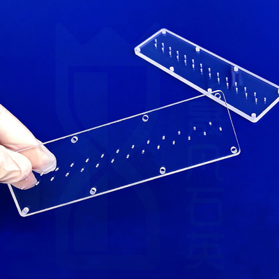 Đĩa hình tròn thủy tinh tùy chỉnh Laser đục đĩa thạch anh Quartz