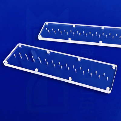 Đĩa hình tròn thủy tinh tùy chỉnh Laser đục đĩa thạch anh Quartz