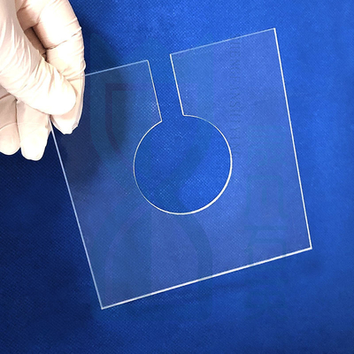 Tùy chỉnh Transparent UV Fused Silica Sheet Plate cho đèn LED UVc